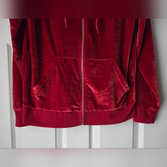 NWOT Disney Mulan Red Velvet Hoodie size SM - Picture 6 of 11
